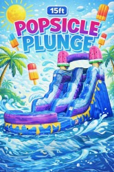 15ft Popsicle Plunge Waterslide